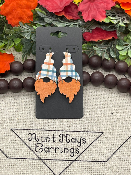 Fall Gnome Earrings