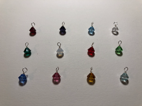 Birthstone Charm to add to Mother's Day necklaces