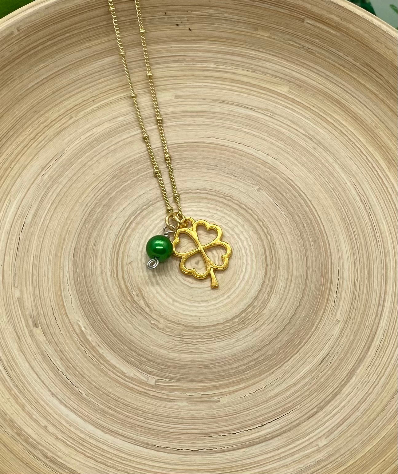 Gold 4 Leaf Clover Necklace